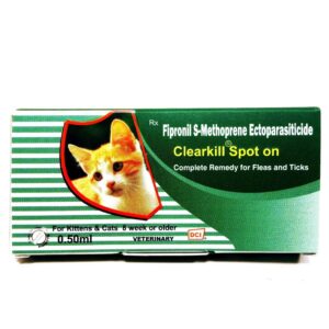 Clearkill Spot on for Cats , Anti- Ticks for Cats, 0.50 ml