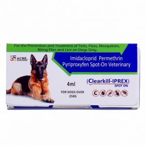 CLEARKILL IPREX a veterinary medicine that repels and kills Fleas