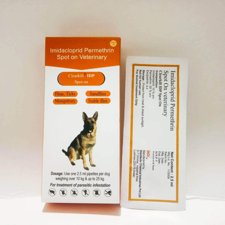 Clearkill IDP Spot On, Dog Tick Medicine, Single Pipette Treatment
