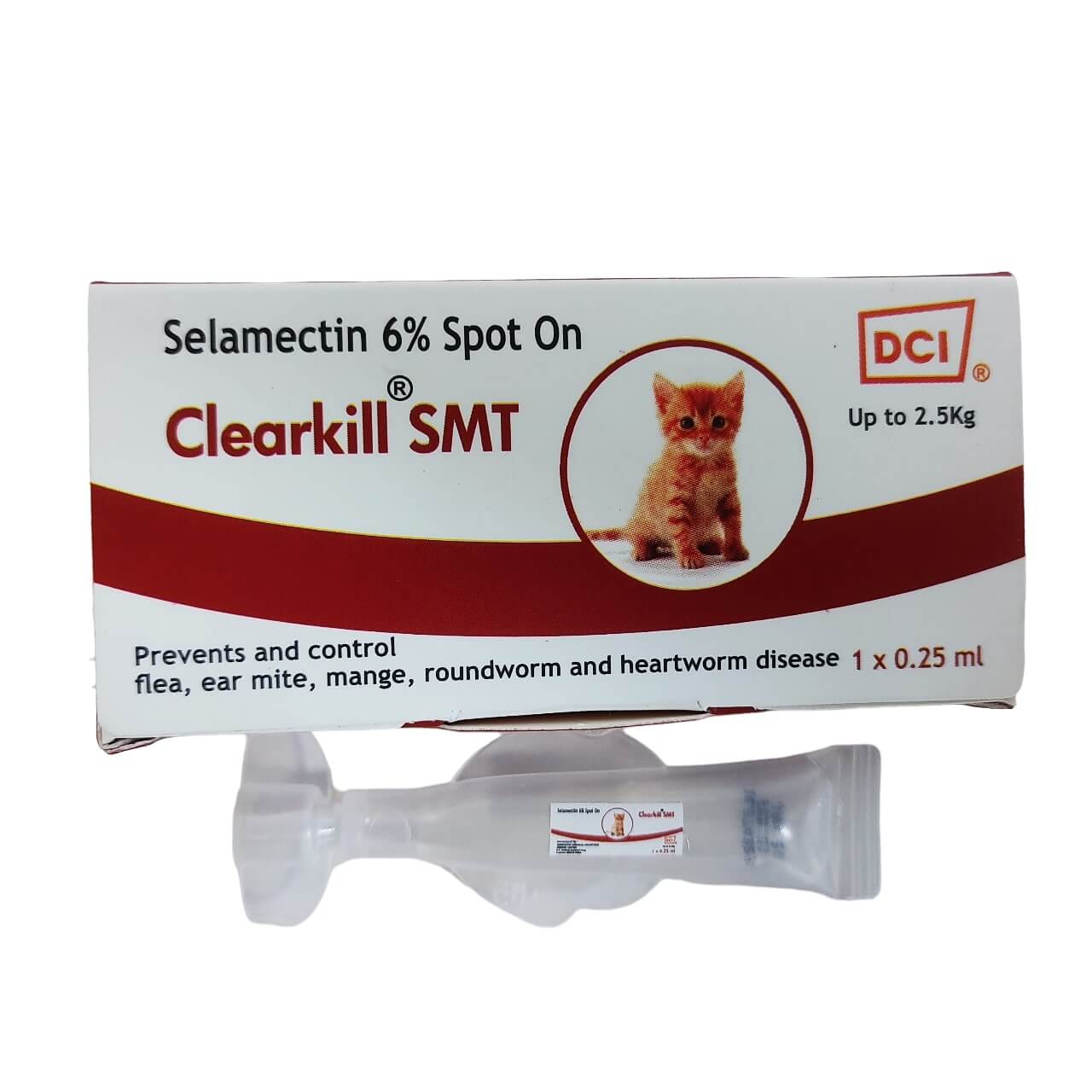 Selamectin 6 % Spot on for kittens and cats up to 2.5 kg