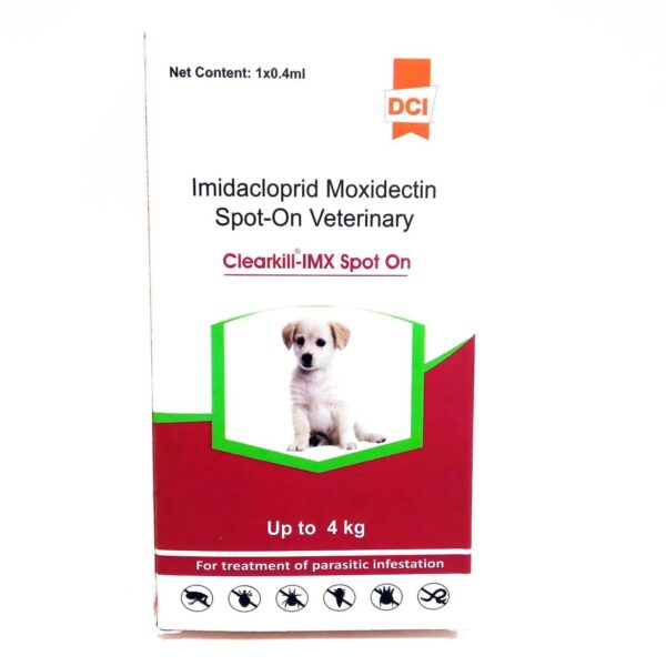 flea and tick treatment for dogs Clearkill IMX Spot On 0.4 ml,