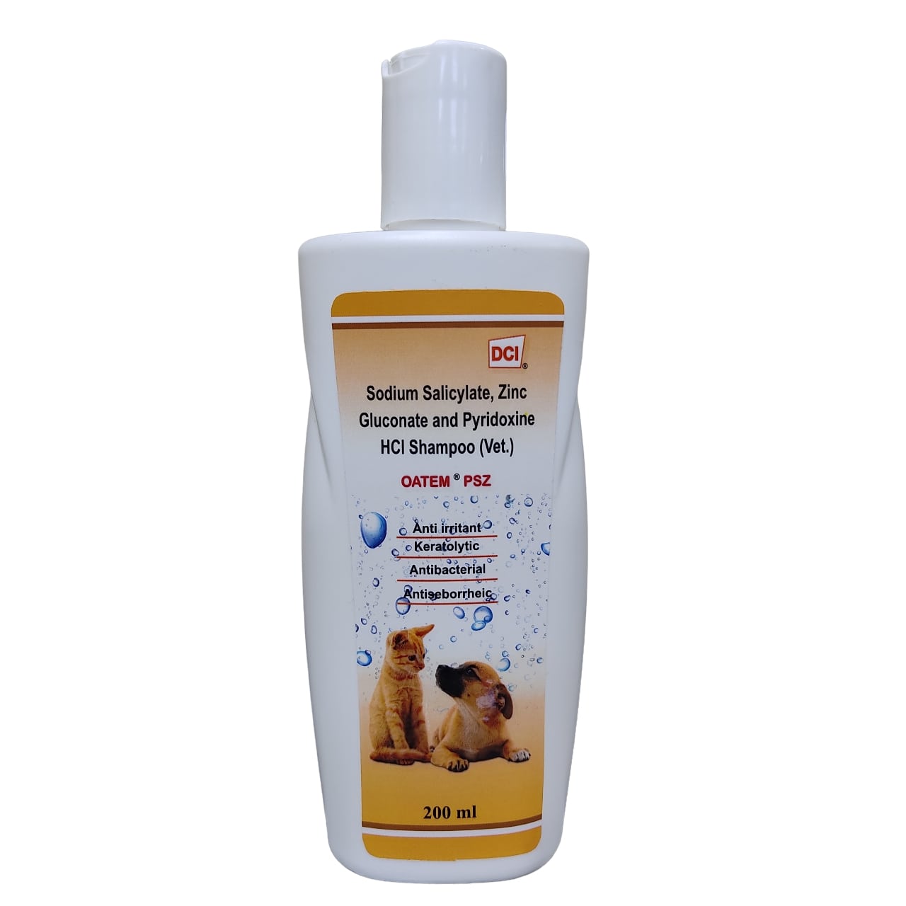 Oatem PSZ Antibacterial and Anti fungal Shampoo for Dogs and Cats, 200 ml
